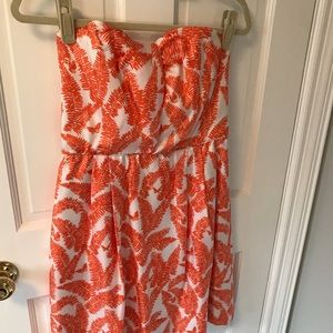 Strapless Elizabeth McKay dress